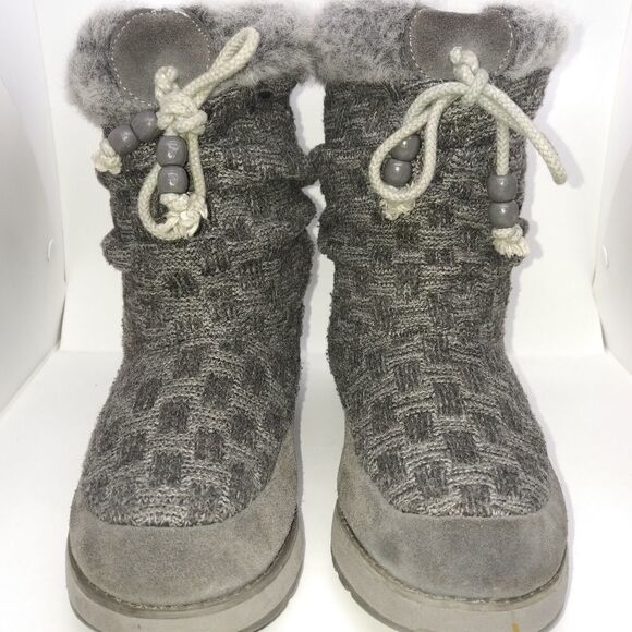 Skechers Australia Keepsakes Meadow Winter Boots Women's Size 6.5 Grey - Picture 3 of 8